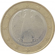 1 евро Германия 2002 J