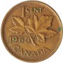 1 цент Канада 1953-1964