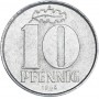 10 пфеннигов 1963-1990. Германия.ГДР