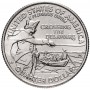  25 центов США 2021- Джордж Вашингтон - Переправа через реку Делавэр