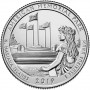25 центов США 2019 Американский Мемориальный Парк, 47-й парк