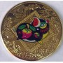 Монета 2019 Год Свиньи - Китайский гороскоп, цвет золото/эмаль