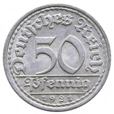 50 пфеннигов Германия 1921 