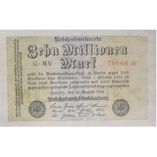 Германия 10000000 (10 миллионов) марок  1923 XF