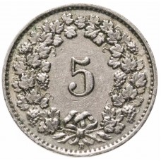 5 раппенов Швейцария 1930