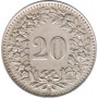 20 раппенов Швейцария 1943