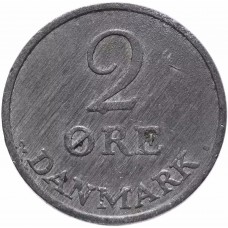 2 эре Дания (DANMARK) 1948-1972