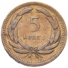 5 курушей Турция 1950