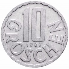10 грошей Австрия 1951-2001