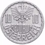 10 грошей Австрия 1951-2001
