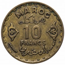 10 франков Марокко 1952