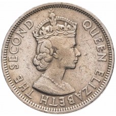 1 рупия Маврикий 1956-1978 Елизавета II