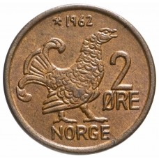 2 эре Норвегия 1959-1972