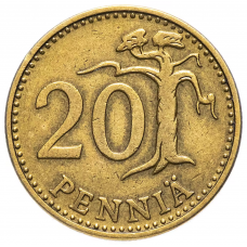 20 пенни Финляндия 1963-1990