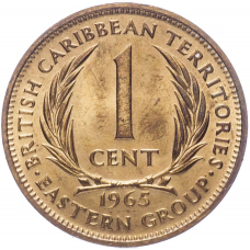1 цент Восточные Карибы 1965
