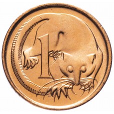 1 цент Австралия 1966-1984 Карликовый летучий кускус