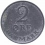 2 эре (ore) Дания (DANMARK) 1966