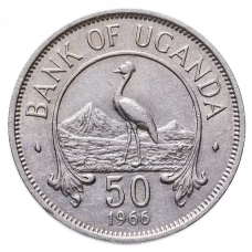 50 центов Уганда 1966