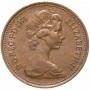  1 пенни Великобритания 1971-1981 (Елизавета II)