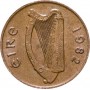 ½ пенни Ирландия 1982
