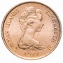 1 цент Каймановы острова 1972-1986 Кайманский сизый дрозд