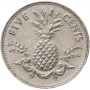 5 центов Багамы ( Багамские острова) 1974-2006 - Ананас