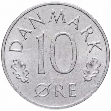 10 эре 1976-1991 Дания (DANMARK)