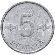  5 пенни Финляндия 1977-1990