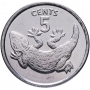 5 центов Кирибати 1979 "Геккон"