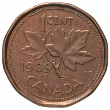 1 цент Канада 1982-1989