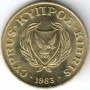 Кипр 2 цента, 1983