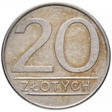  20 злотых Польша 1984-1986