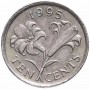 10 центов Бермуды (Бермудские Острова) Бермудская лилия 1986-1998