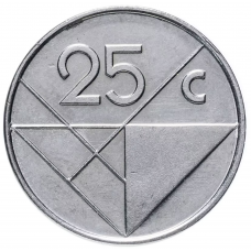 25 центов Аруба 1986-2020
