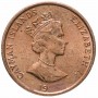 1 цент Каймановы острова 1987-1990