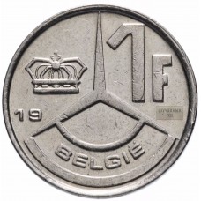 1 франк Бельгия 1989-1993