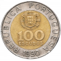 100 эскудо Португалия 1989-2001