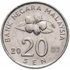 20 сенов Малайзия 1989-2011