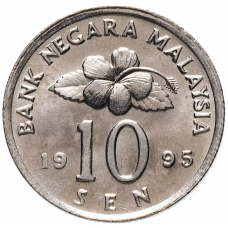 10 сенов Малайзия 1989-2011