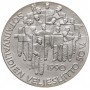 100 марок 1990 Финляндия, 100 лет Ассоциации Ветеранов-Инвалидов Войны. UNC. Серебро