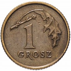 1 грош Польша 1990-2014