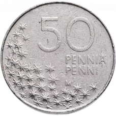  50 пенни Финляндия 1990-2001