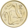 Кипр 2 цента, 1991-2004г.