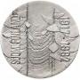 100 марок 1992 Финляндия, 75 лет Независимости. UNC. Серебро