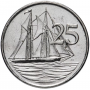 25 центов Каймановы острова 1992-1996