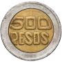 500 песо Колумбия 1993-2012