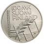 100 марок 1994 Финляндия, Стадион Дружбы/Чемпионат Европы по Легкой Атлетике. UNC. Серебро