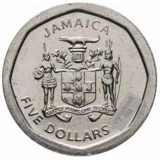 5 долларов Ямайка 1994-2018