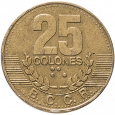 25 колонов Коста-Рика 1995