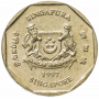 1 доллар Сингапур 1997 Цветок Барвинок